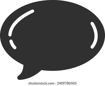 Comment icon symbol vector image. Illustration of the chat social media concept design image