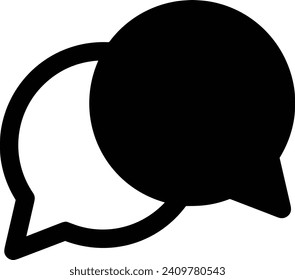 Comment icon symbol vector image. Illustration of the chat social media concept design image