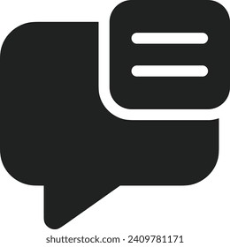 Comment icon symbol vector image. Illustration of the chat social media concept design image