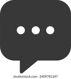 Comment icon symbol vector image. Illustration of the chat social media concept design image