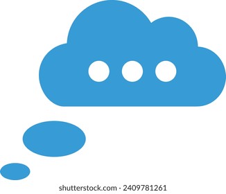 Comment icon symbol vector image. Illustration of the chat social media concept design image