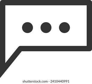 Comment icon symbol vector image. Illustration of the chat social media concept design image
