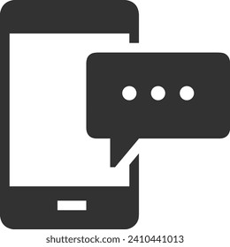 Icono de comentario imagen vectorial. Ilustración de la imagen de diseño del concepto de chat en medios sociales