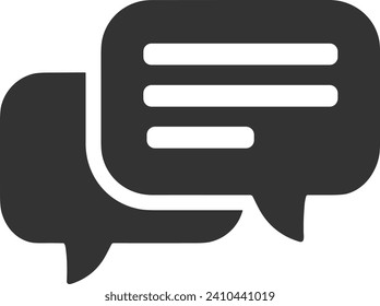 Comment icon symbol vector image. Illustration of the chat social media concept design image