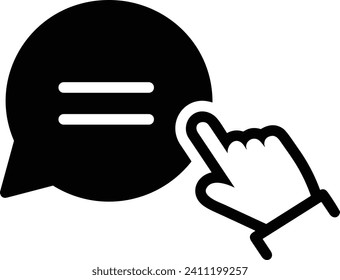 Comment icon symbol vector image. Illustration of the chat social media concept design image