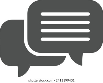 Comment icon symbol vector image. Illustration of the chat social media concept design image