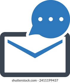 Comment icon symbol vector image. Illustration of the chat social media concept design image