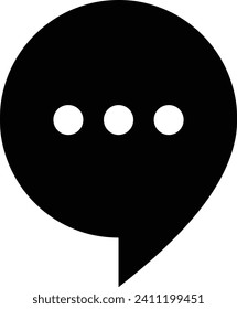 Comment icon symbol vector image. Illustration of the chat social media concept design image