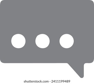 Comment icon symbol vector image. Illustration of the chat social media concept design image
