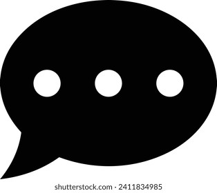 Comment icon symbol vector image. Illustration of the chat social media concept design image
