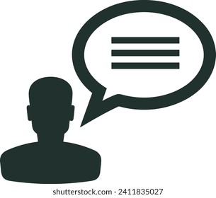 Comment icon symbol vector image. Illustration of the chat social media concept design image