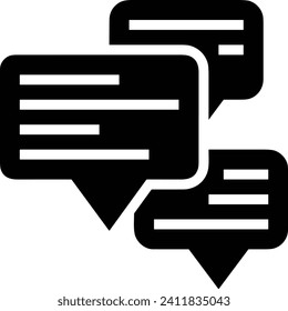 Comment icon symbol vector image. Illustration of the chat social media concept design image