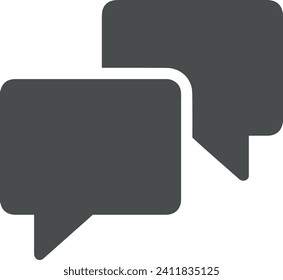 Comment icon symbol vector image. Illustration of the chat social media concept design image