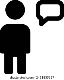 Comment icon symbol vector image. Illustration of the chat social media concept design image