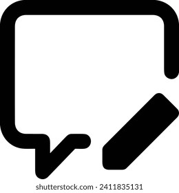Comment icon symbol vector image. Illustration of the chat social media concept design image