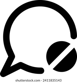 Comment icon symbol vector image. Illustration of the chat social media concept design image