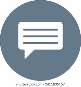 Comment icon symbol vector image. Illustration of the chat social media concept design image