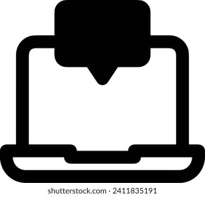 Icono de comentario imagen vectorial. Ilustración de la imagen de diseño del concepto de chat en medios sociales