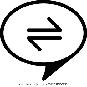 Comment icon symbol vector image. Illustration of the chat social media concept design image