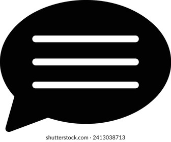 Comment icon symbol vector image. Illustration of the chat social media concept design image
