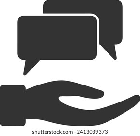 Comment icon symbol vector image. Illustration of the chat social media concept design image