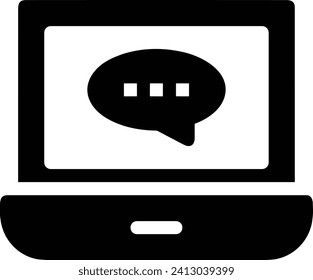 Icono de comentario imagen vectorial. Ilustración de la imagen de diseño del concepto de chat en medios sociales