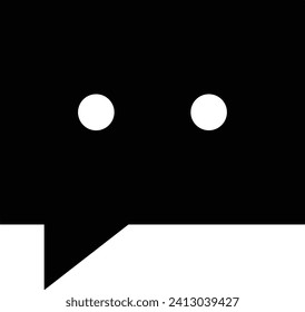 Icono de comentario imagen vectorial. Ilustración de la imagen de diseño del concepto de chat en medios sociales