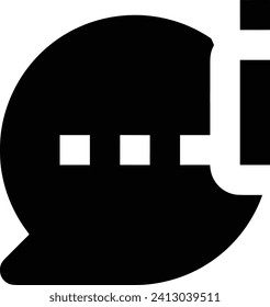 Comment icon symbol vector image. Illustration of the chat social media concept design image