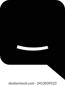 Icono de comentario imagen vectorial. Ilustración de la imagen de diseño del concepto de chat en medios sociales