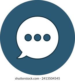Comment icon symbol vector image. Illustration of the chat social media concept design image