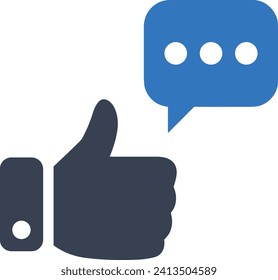 Comment icon symbol vector image. Illustration of the chat social media concept design image
