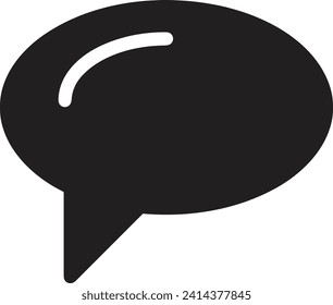 Comment icon symbol vector image. Illustration of the chat social media concept design image