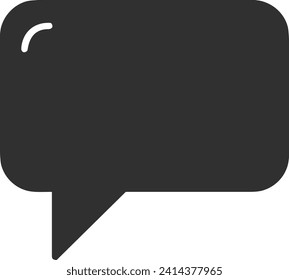 Comment icon symbol vector image. Illustration of the chat social media concept design image