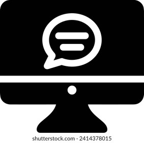 Comment icon symbol vector image. Illustration of the chat social media concept design image