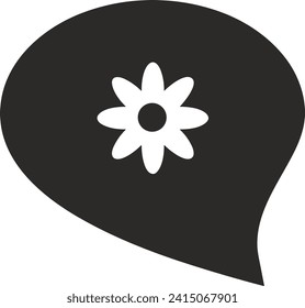 Comment icon symbol vector image. Illustration of the chat social media concept design image