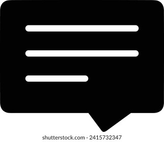 Comment icon symbol vector image. Illustration of the chat social media concept design image