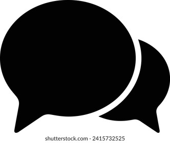 Comment icon symbol vector image. Illustration of the chat social media concept design image