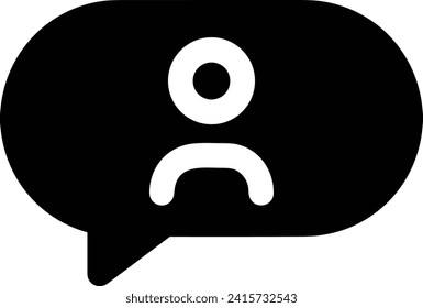 Comment icon symbol vector image. Illustration of the chat social media concept design image