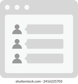 Comment icon symbol vector image. Illustration of the chat social media concept design image