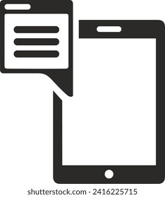 Comment icon symbol vector image. Illustration of the chat social media concept design image