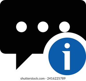 Icono de comentario imagen vectorial. Ilustración de la imagen de diseño del concepto de chat en medios sociales