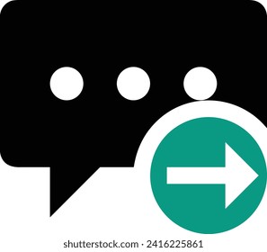 Comment icon symbol vector image. Illustration of the chat social media concept design image
