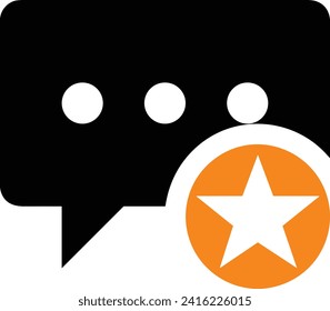 Comment icon symbol vector image. Illustration of the chat social media concept design image