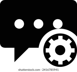 Comment icon symbol vector image. Illustration of the chat social media concept design image