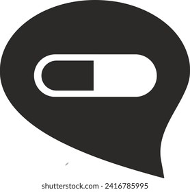 Comment icon symbol vector image. Illustration of the chat social media concept design image