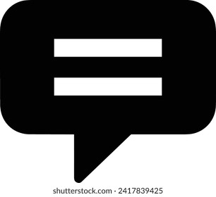 Comment icon symbol vector image. Illustration of the chat social media concept design image