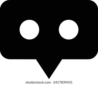 Comment icon symbol vector image. Illustration of the chat social media concept design image