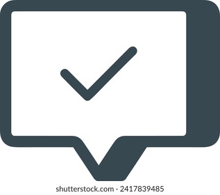 Comment icon symbol vector image. Illustration of the chat social media concept design image