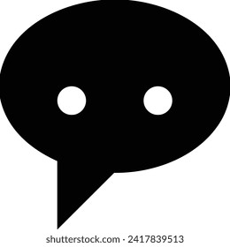 Comment icon symbol vector image. Illustration of the chat social media concept design image