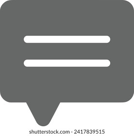 Comment icon symbol vector image. Illustration of the chat social media concept design image
